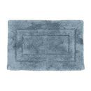 Cosy aqua bath mat, made of 100% cotton, offering warmth and luxury for your bathroom floor.