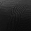 alt="Zoom in details of a european pillowcase featuring an embossed design with a sham edge deep black"