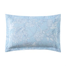 View of the pillowcase with contrast plain dyed back