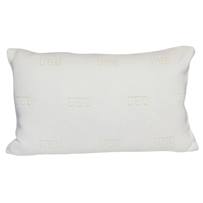A crumbed memory foam pillow combines superior support.
