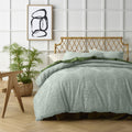 alt="100% cotton quilt cover set for ultimate comfort and texture enhancement in your bedroom."