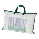 Medium support bamboo polyester blend pillow for everyday comfort.