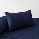 Accessorize Bamboo Cotton Navy Standard Pillowcase Pair