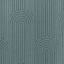 Bambury Eva Blue Square Cushion featuring stitched geometric pattern in soft blue tone.