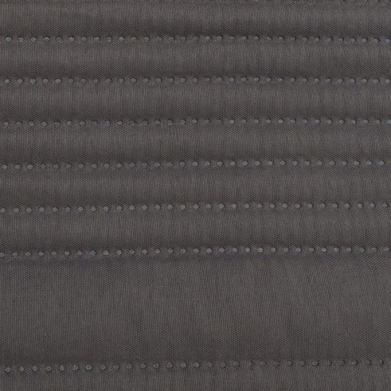 Dark grey bed runner in soft quilted fabric from the Bambury Flinders collection.