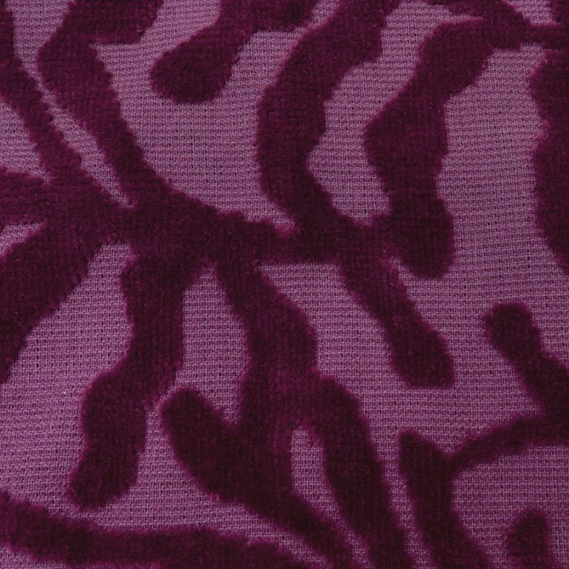 Bambury HiLo Nori-Berry Kids Poncho with deep berry leaf pattern.