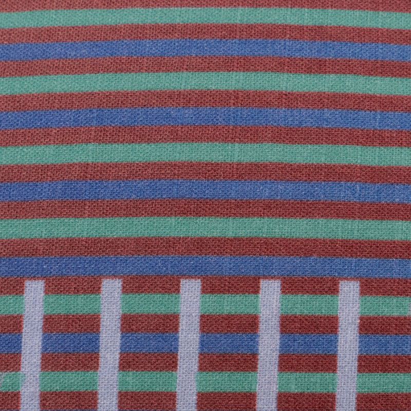 Bambury Iridia Quilt Cover Set styled in a modern bedroom with colourful patchwork design.
