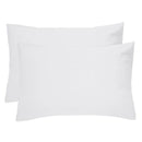 Bambury Linen White Pillowcase Pair made from 100% linen with a relaxed, soft texture.