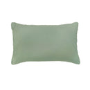 Bambury Sullivan Sage Quilt Cover Set styled in a modern bedroom with soft green tones.