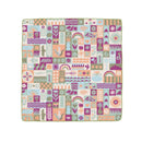 Close-up of quilted corner detail and water-resistant backing.