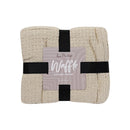 Lightweight natural cotton throw perfect for sofa or bed layering.