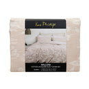 Soft neutral quilt cover set adding a calm, elegant feel to a modern space.