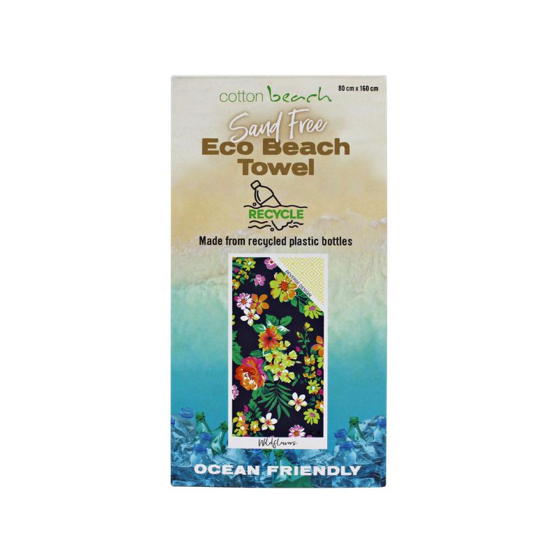 Cotton Beach Wildflower Premium Sand Free Beach Towel