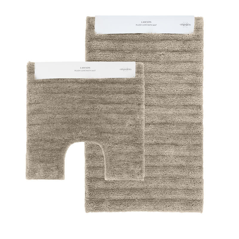Algodon Lawson 2-PC Set Plush Bath Mat