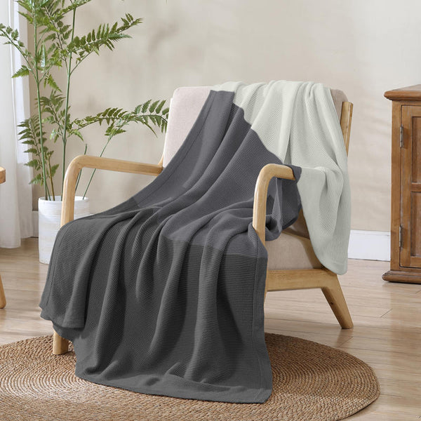 Stylish dual-tone design in charcoal and light grey for a modern, versatile finish.