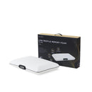 Ardor Low Profile White Memory Foam Pillow with soft quilted cover