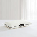 Ardor Medium Profile White Memory Foam Pillow with black trim