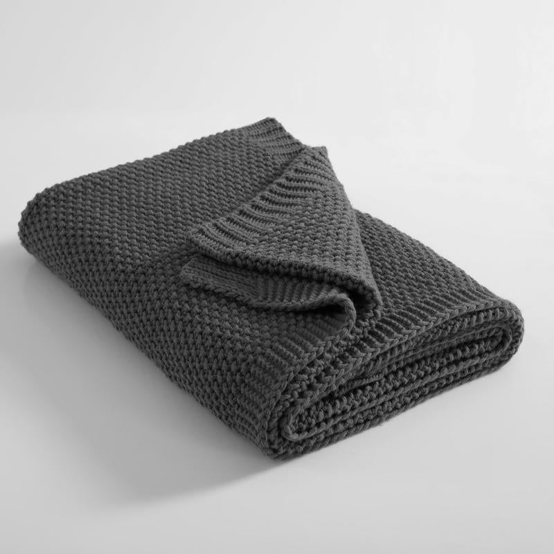 Versatile grey tone with subtle pinstripe detail that complements any décor