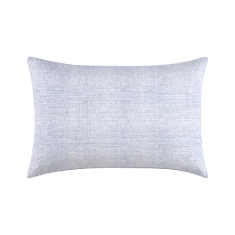 Close up of Lacoste L Denim Pillowcase showing fabric detail