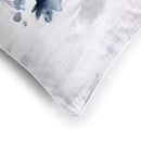 Lacoste L Shadow European Pillowcase with soft watercolour floral print.