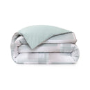 Bedroom styled with Lacoste L Songe Quilt Cover Set and neutral accent blanket.