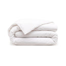 Bedroom styled with Lacoste L Tamis Blanc Quilt Cover Set and matching pillows