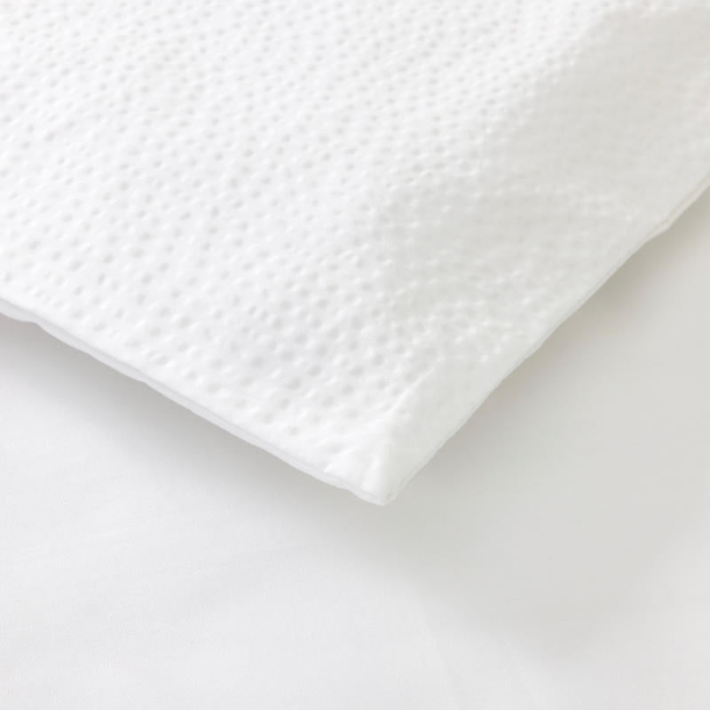 Bedroom styled with Lacoste L Tamis Blanc Quilt Cover Set and matching pillows