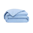 Lacoste L Tamis Sky Quilt Cover Set in soft blue with white piping and embroidered logo
