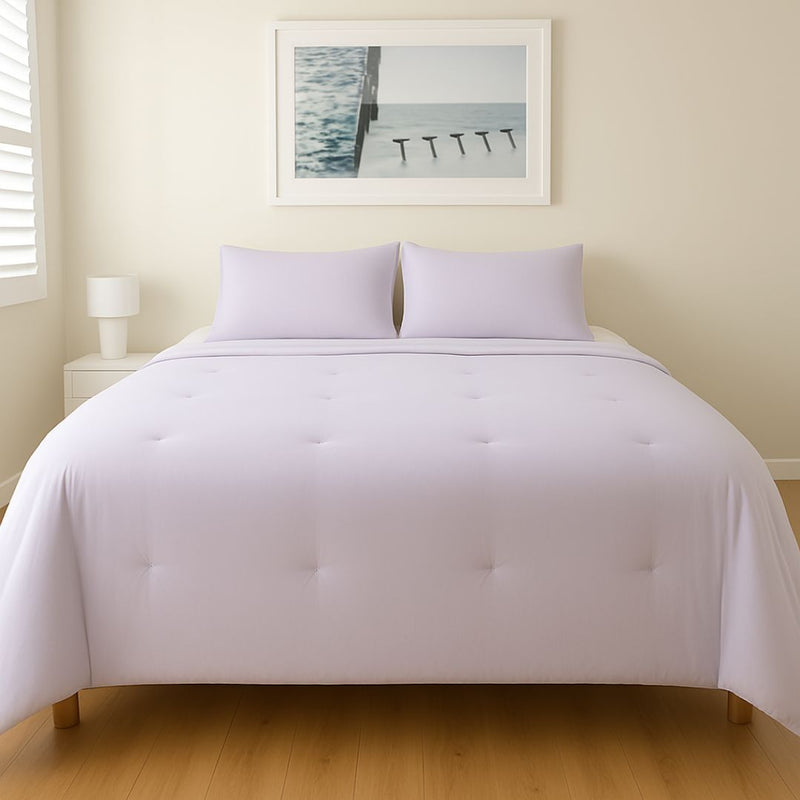 Morgan and Reid Haze Bamboo Ultra Cooling Comforter Set