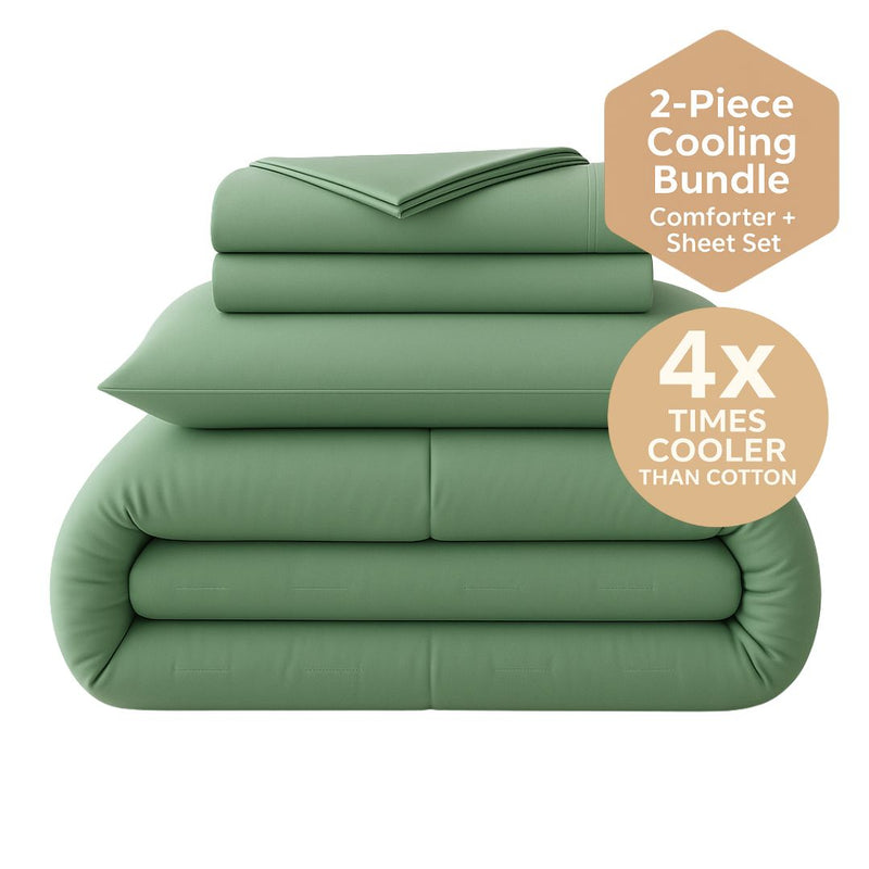 Morgan and Reid Ultra Cooling Comforter Bundle (All Colours)