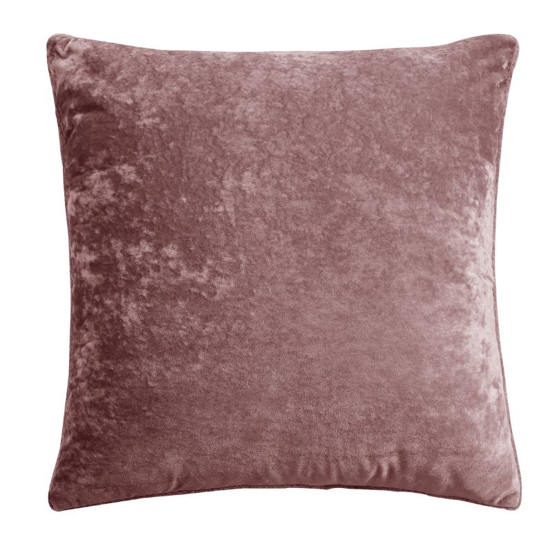 Morgan and Reid Shell Pink Velvet Crushed Snuggle Fleece European Pillowcase Pair
