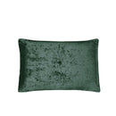 The Morgan and Reid Sage Velvet Crushed Snuggle Fleece Pillowcase Pair (pre-order by July 15th) features a rectangular dark green sage hue with a textured finish, shown on a plain white background—perfect for your decor.