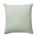 Morgan and Reid Gingham Eucalyptus European Pillowcase Pair