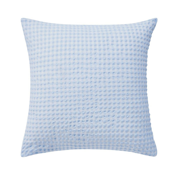 Morgan and Reid Gingham Blueberry Swirl European Pillowcase Pair
