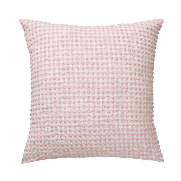 Morgan and Reid Gingham Strawberry Whip European Pillowcase Pair