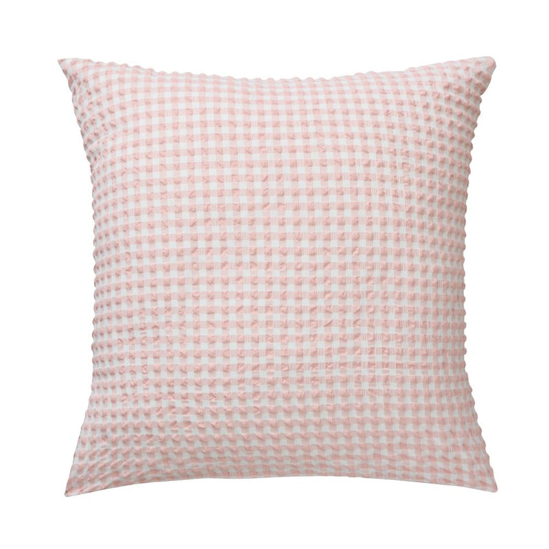 Morgan and Reid Gingham Strawberry Whip European Pillowcase Pair