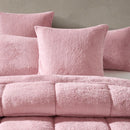 Morgan and Reid Blush Snuggle Fleece European Pillowcase Pair