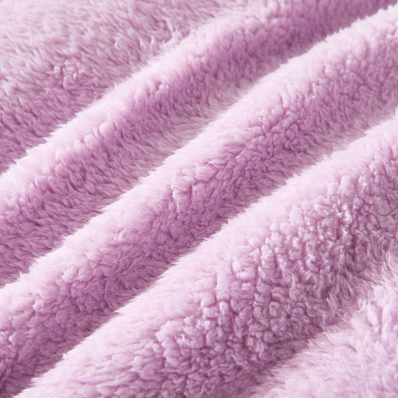 Morgan and Reid Calm Lavender Snuggle Fleece Pillowcase Pair