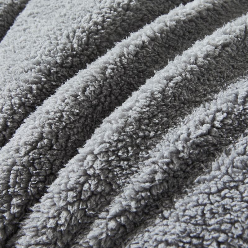 Morgan and Reid Steel Charcoal Snuggle Fleece Pillowcase Pair