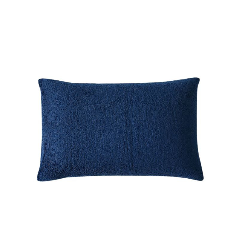Morgan and Reid Midnight Blue Snuggle Fleece Pillowcase Pair
