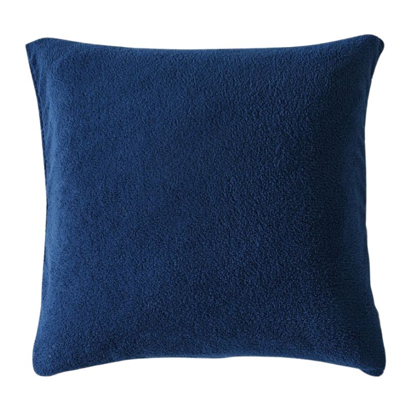 Morgan and Reid Midnight Blue Snuggle Fleece European Pillowcase Pair