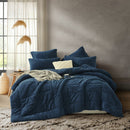 Morgan and Reid Midnight Blue Snuggle Fleece Comforter Set