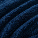 Morgan and Reid Midnight Blue Snuggle Fleece Comforter Set