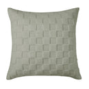 Morgan and Reid Checkered Soft Sage Snuggle Fleece European Pillowcase Pair