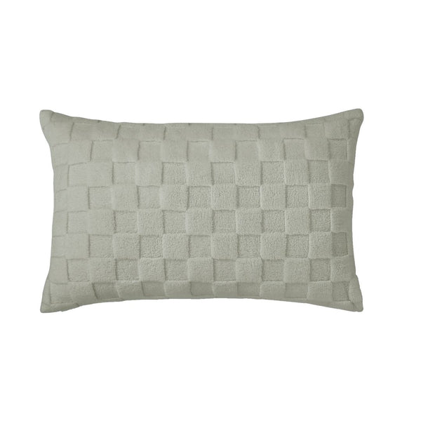 Morgan and Reid Checkered Soft Sage Snuggle Fleece Pillowcase Pair