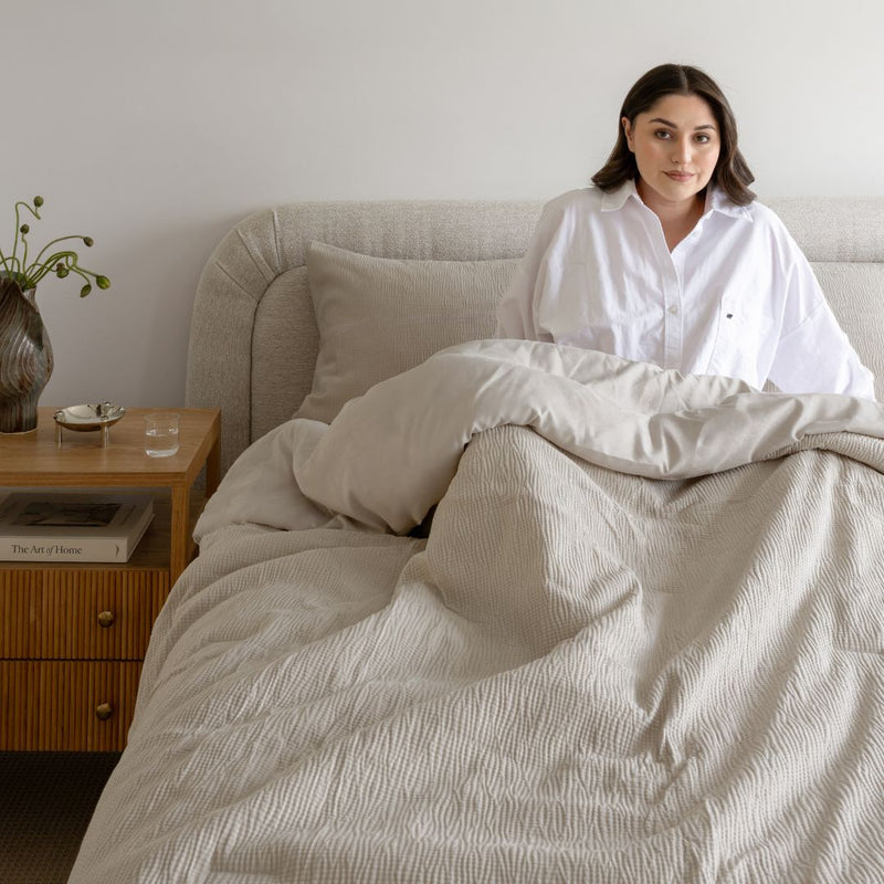 Morgan and Reid Stretch Woven Moon Comforter Set