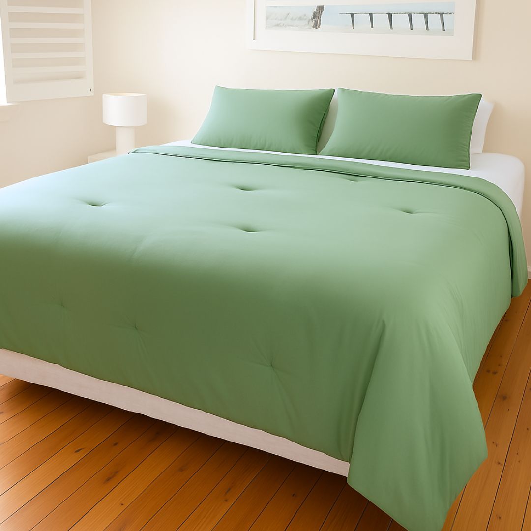 Bamboo Ultra Cooling Bamboo Watercress Comforter Set | Morgan & Reid