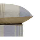 Close-up of Hampshire Yellow fabric showing soft cotton texture and pattern detail.