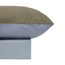 Bedroom featuring Odyssey Living Naples Cotton Quilt Cover Set in muted modern tones.