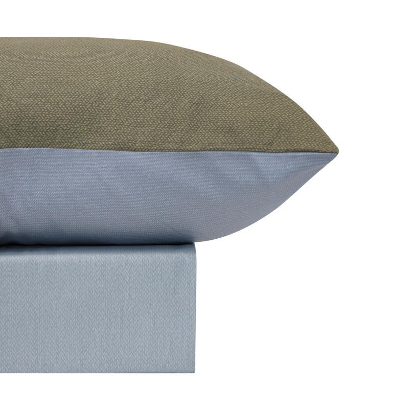 Bedroom featuring Odyssey Living Naples Cotton Quilt Cover Set in muted modern tones.